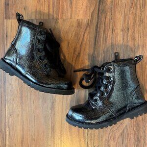 UGG Black Boots with Sparkles T RYANN Size 7 Toddler